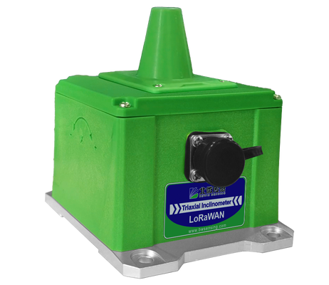 quality  LoRaWAN LWHD-WM400 Long Distance Wireless Inclinometer Accuracy 0.005° factory